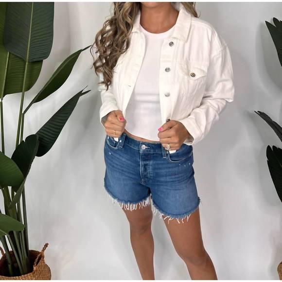 PAIGE Jackets & Blazers - NEW PAIGE bree jacket tonal ecru in white